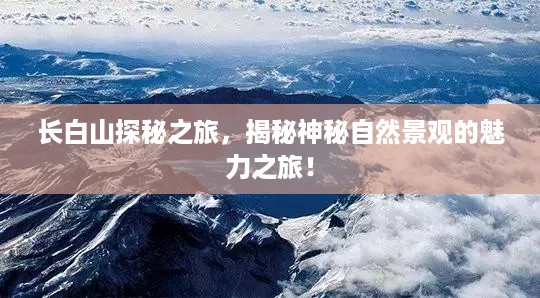 长白山探秘之旅，揭秘神秘自然景观的魅力之旅！