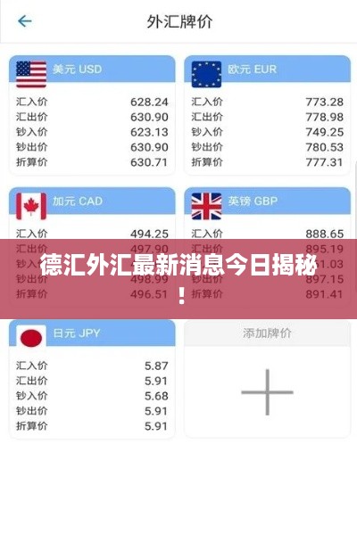 德汇外汇最新消息今日揭秘！