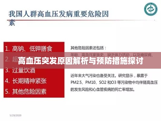 高血压突发原因解析与预防措施探讨