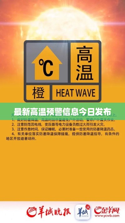 最新高温预警信息今日发布