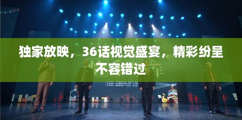 独家放映，36话视觉盛宴，精彩纷呈不容错过