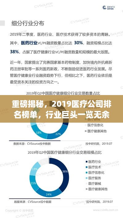 重磅揭秘，2019医疗公司排名榜单，行业巨头一览无余，发展趋势抢先知晓！