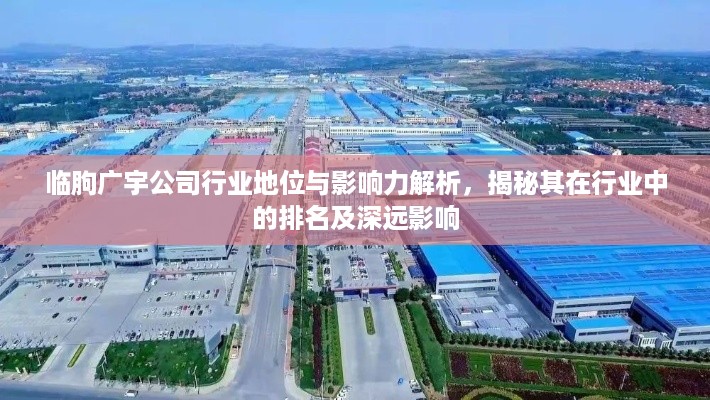 临朐广宇公司行业地位与影响力解析，揭秘其在行业中的排名及深远影响