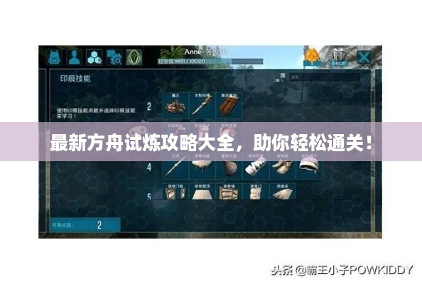 最新方舟试炼攻略大全，助你轻松通关！