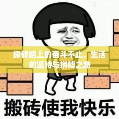 搬砖路上的奋斗不止，生活的坚持与拼搏之路