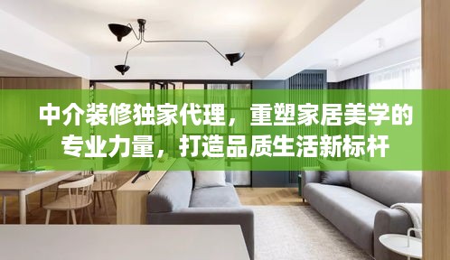 中介装修独家代理，重塑家居美学的专业力量，打造品质生活新标杆