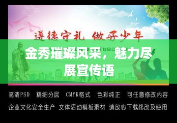 金秀璀璨风采，魅力尽展宣传语