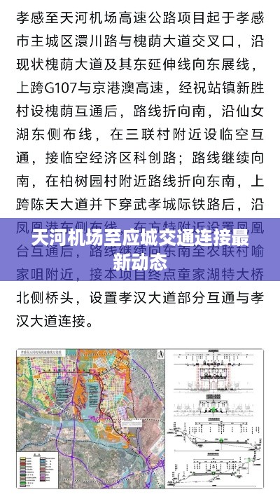 天河机场至应城交通连接最新动态