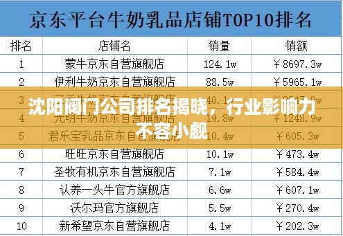 沈阳阀门公司排名揭晓，行业影响力不容小觑